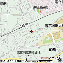 埼玉県川越市的場2464-52周辺の地図