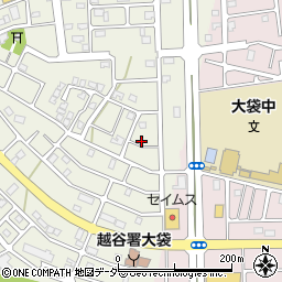 埼玉県越谷市大道484周辺の地図