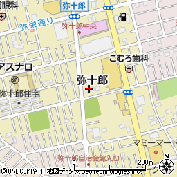 埼玉県越谷市弥十郎438-2周辺の地図