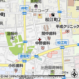 銀座亜紀枝刺子の店・川越店周辺の地図