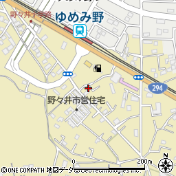 茨城県取手市野々井824-2周辺の地図