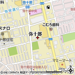埼玉県越谷市弥十郎436周辺の地図