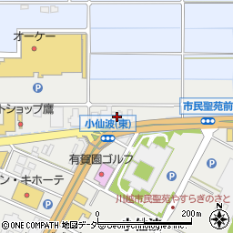 金太郎・川越１６号店周辺の地図
