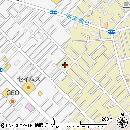 埼玉県越谷市弥十郎44周辺の地図