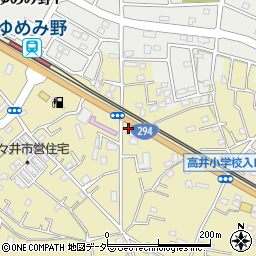 茨城県取手市野々井233-1周辺の地図