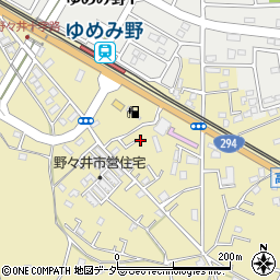 茨城県取手市野々井824-7周辺の地図