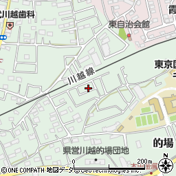 埼玉県川越市的場1828-32周辺の地図