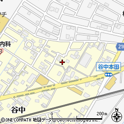 茨城県取手市谷中182周辺の地図