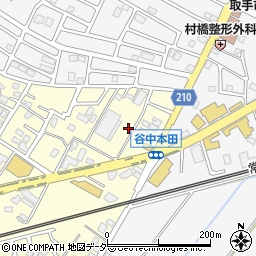 茨城県取手市谷中143周辺の地図