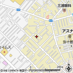 埼玉県越谷市弥十郎55周辺の地図