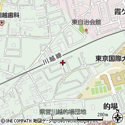 埼玉県川越市的場2463-17周辺の地図