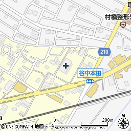 茨城県取手市谷中142周辺の地図