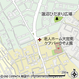 埼玉県さいたま市見沼区南中野1125-8周辺の地図