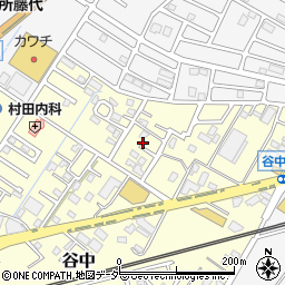 茨城県取手市谷中62周辺の地図