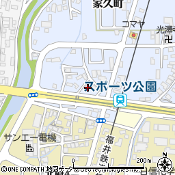 福井県越前市家久町100-6周辺の地図