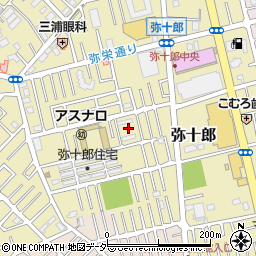 埼玉県越谷市弥十郎742周辺の地図