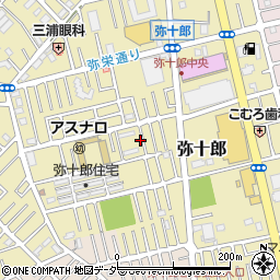 埼玉県越谷市弥十郎744-5周辺の地図