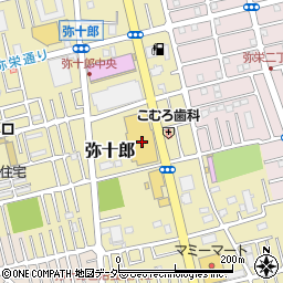 埼玉県越谷市弥十郎407周辺の地図