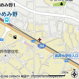 茨城県取手市野々井234-12周辺の地図
