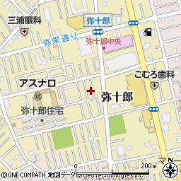 埼玉県越谷市弥十郎746周辺の地図