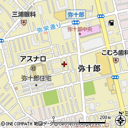 埼玉県越谷市弥十郎744-11周辺の地図