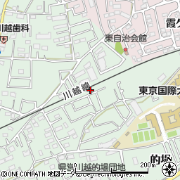 埼玉県川越市的場2463-13周辺の地図