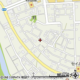 埼玉県越谷市大道259周辺の地図
