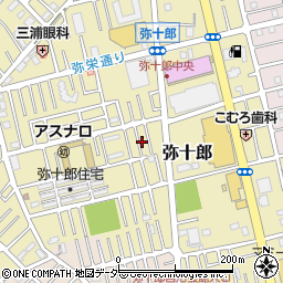 埼玉県越谷市弥十郎745周辺の地図