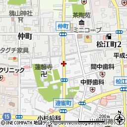 蓮馨寺北周辺の地図