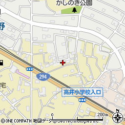 茨城県取手市野々井243周辺の地図