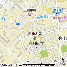 埼玉県越谷市弥十郎722-10周辺の地図