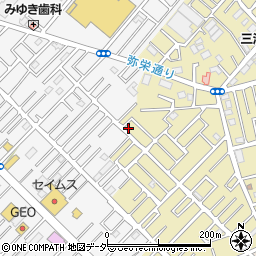 埼玉県越谷市弥十郎47周辺の地図