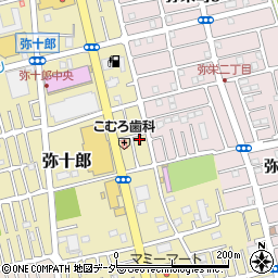 埼玉県越谷市弥十郎425周辺の地図