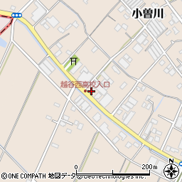 埼玉県越谷市小曽川378周辺の地図