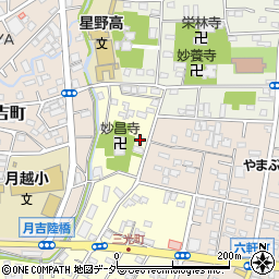 埼玉県川越市三光町24周辺の地図