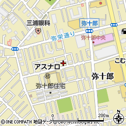 埼玉県越谷市弥十郎718-12周辺の地図