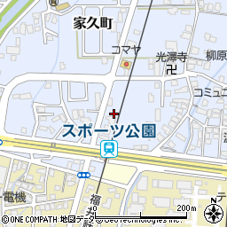 福井県越前市家久町112周辺の地図