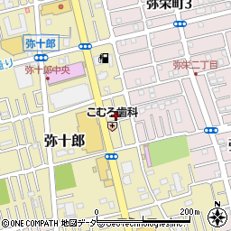 埼玉県越谷市弥十郎413周辺の地図