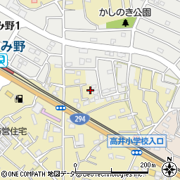 茨城県取手市野々井240周辺の地図