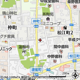 トシノコーヒー 川越店周辺の地図