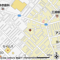 埼玉県越谷市弥十郎88-3周辺の地図
