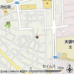 埼玉県越谷市大道512周辺の地図