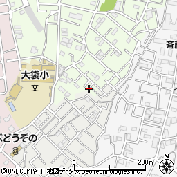 埼玉県越谷市恩間26-14周辺の地図