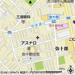 埼玉県越谷市弥十郎718-20周辺の地図