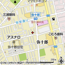 埼玉県越谷市弥十郎714-10周辺の地図