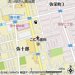 埼玉県越谷市弥十郎409-12周辺の地図