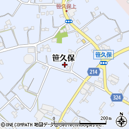 埼玉県さいたま市岩槻区笹久保1824周辺の地図