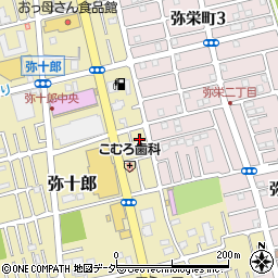 埼玉県越谷市弥十郎414-9周辺の地図