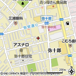 埼玉県越谷市弥十郎715周辺の地図