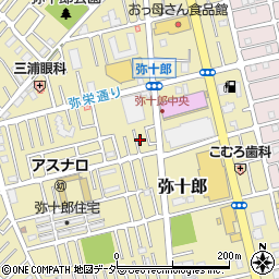 埼玉県越谷市弥十郎714-9周辺の地図
